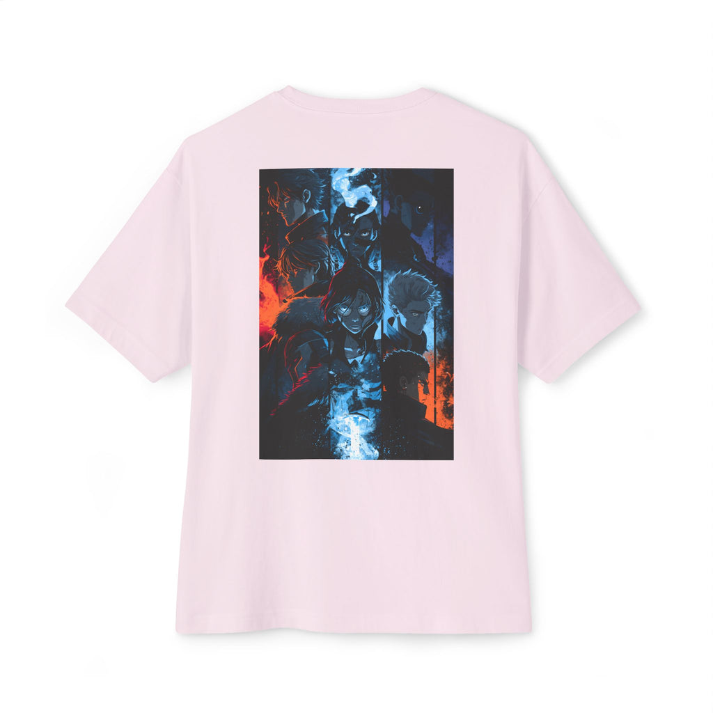 Minimal Samurai Logo Tee — Oversized Boxy T‑Shirt