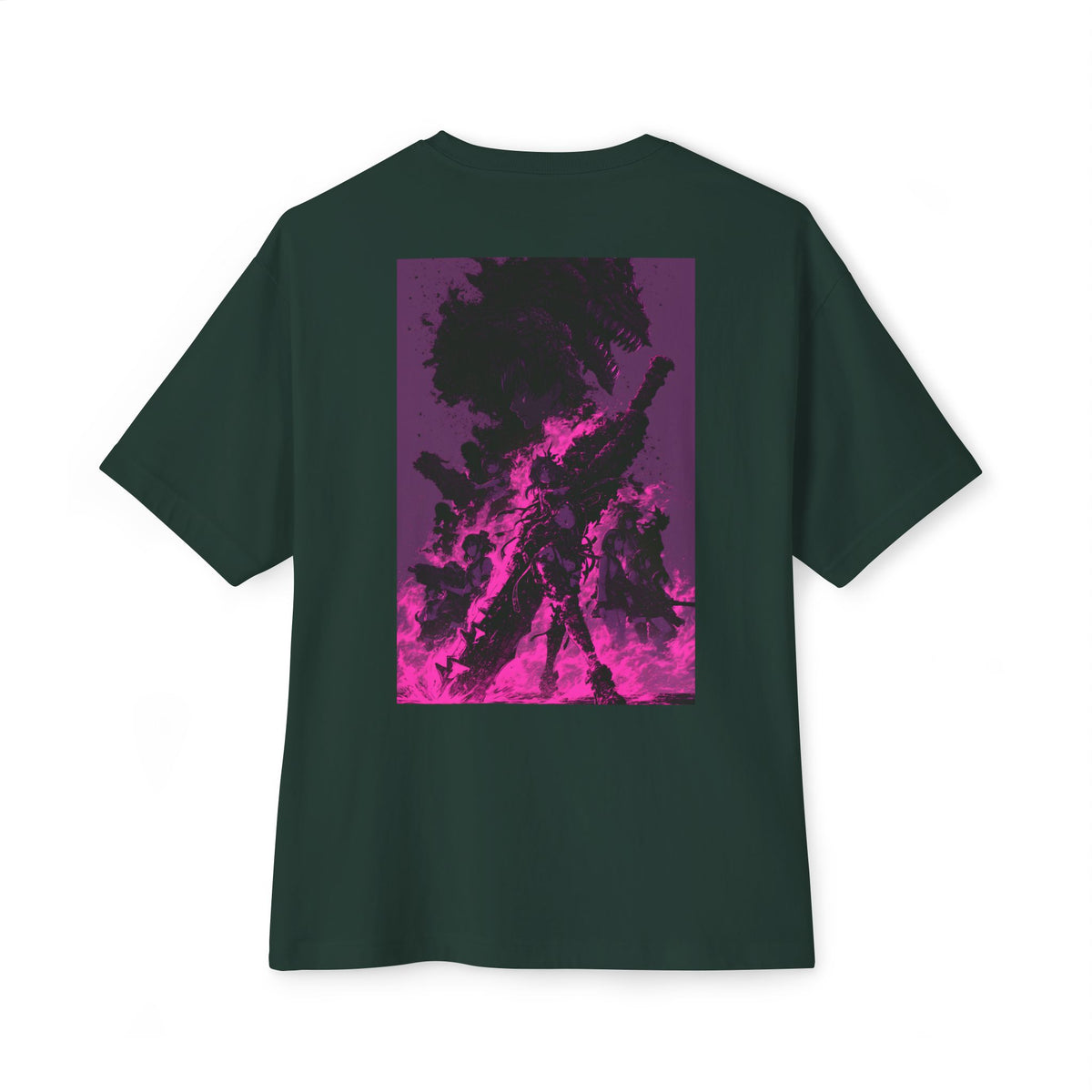 Mini Mech Emblem Tee — Oversized Boxy T-Shirt