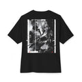 Cyberpunk Samurai Tee — Back-Print Anime Warrior Boxy Tee
