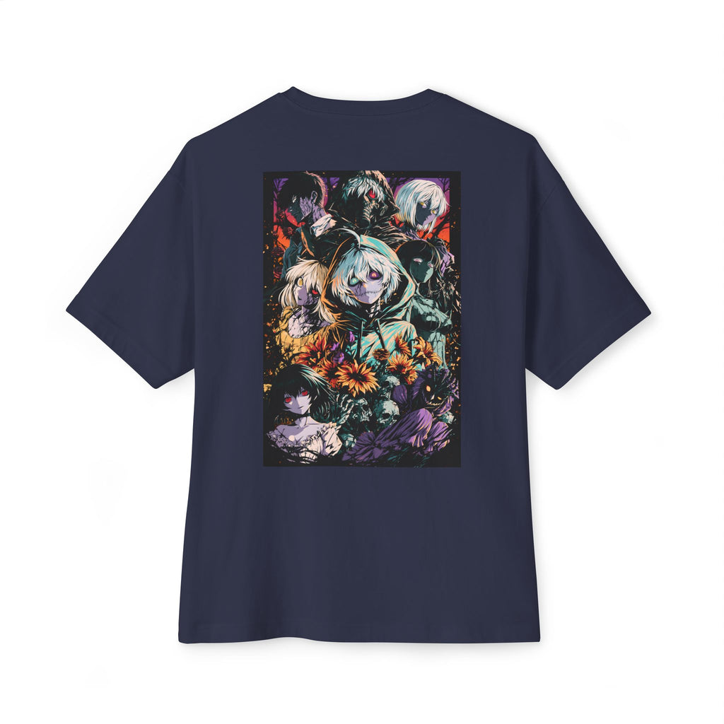 Boxy Tee — Minimal Samurai Emblem Chest Logo