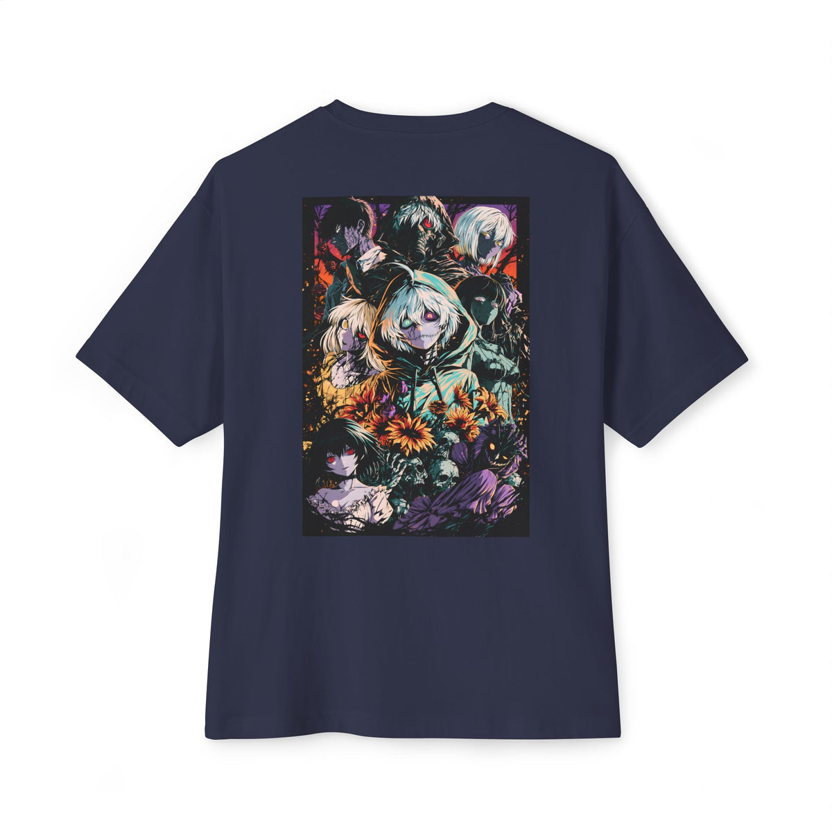 Boxy Tee — Minimal Samurai Emblem Chest Logo