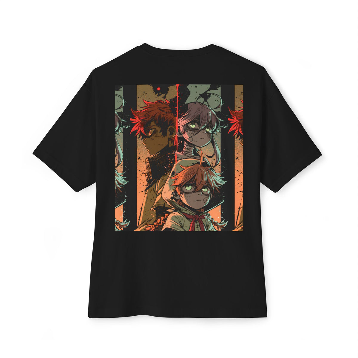 Boxy Tee — Minimal Mecha Logo Chest Graphic