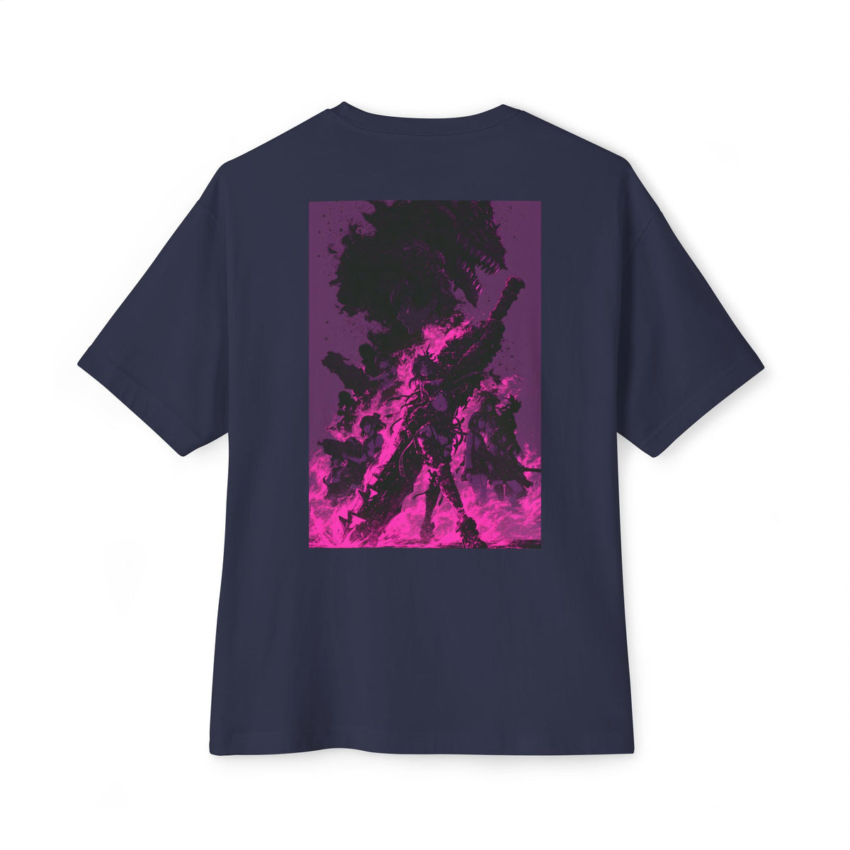 Mini Mech Emblem Tee — Oversized Boxy T-Shirt