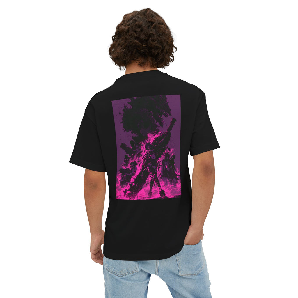 Mini Mech Emblem Tee — Oversized Boxy T-Shirt