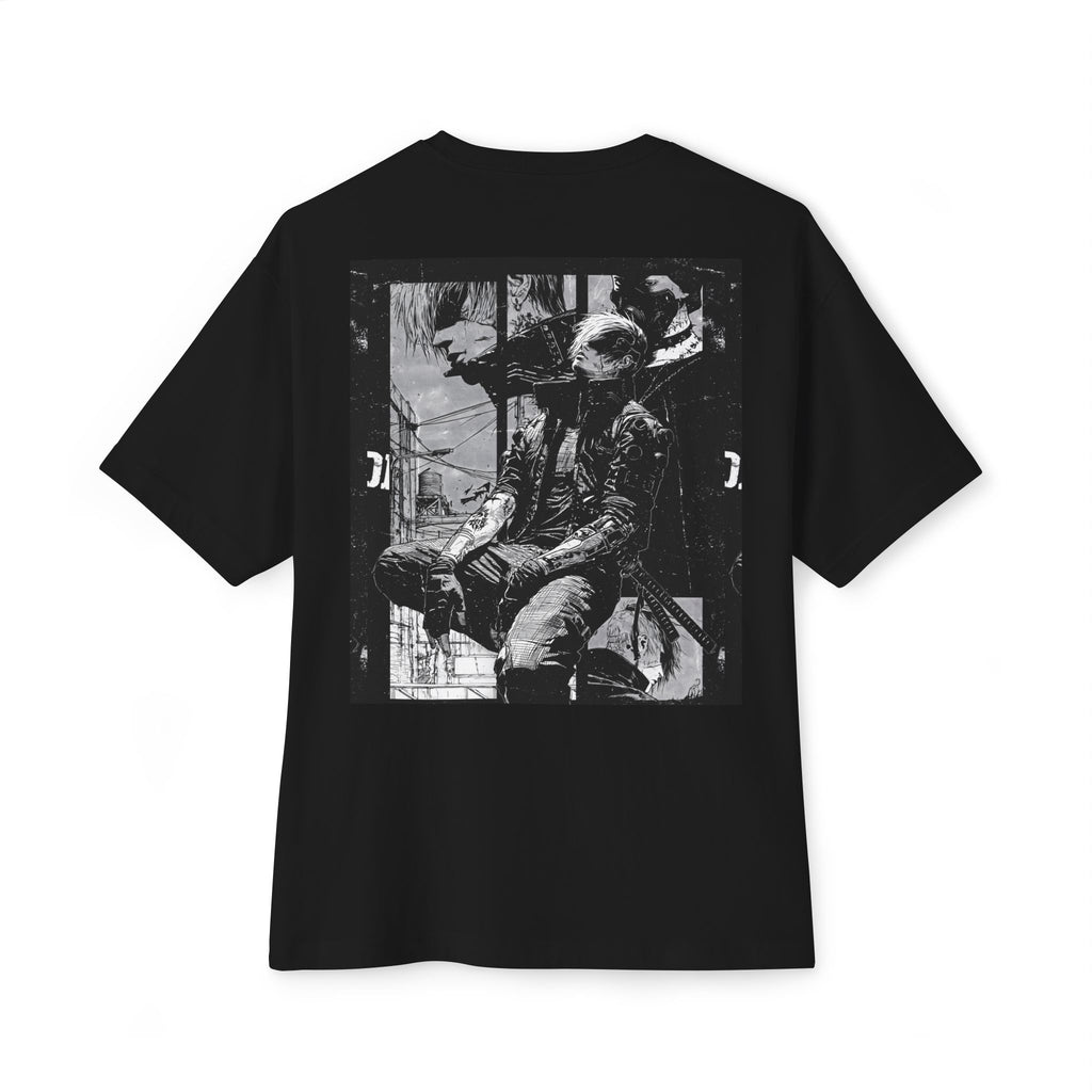Cyberpunk Samurai Tee — Shadow Warrior Back Graphic