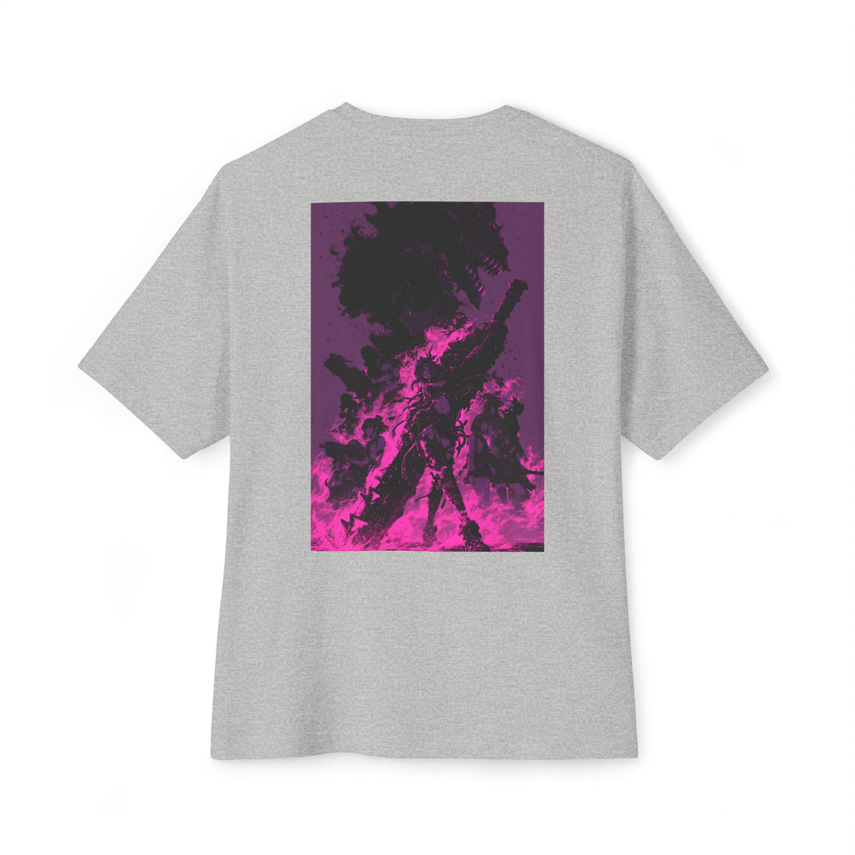 Mini Mech Emblem Tee — Oversized Boxy T-Shirt