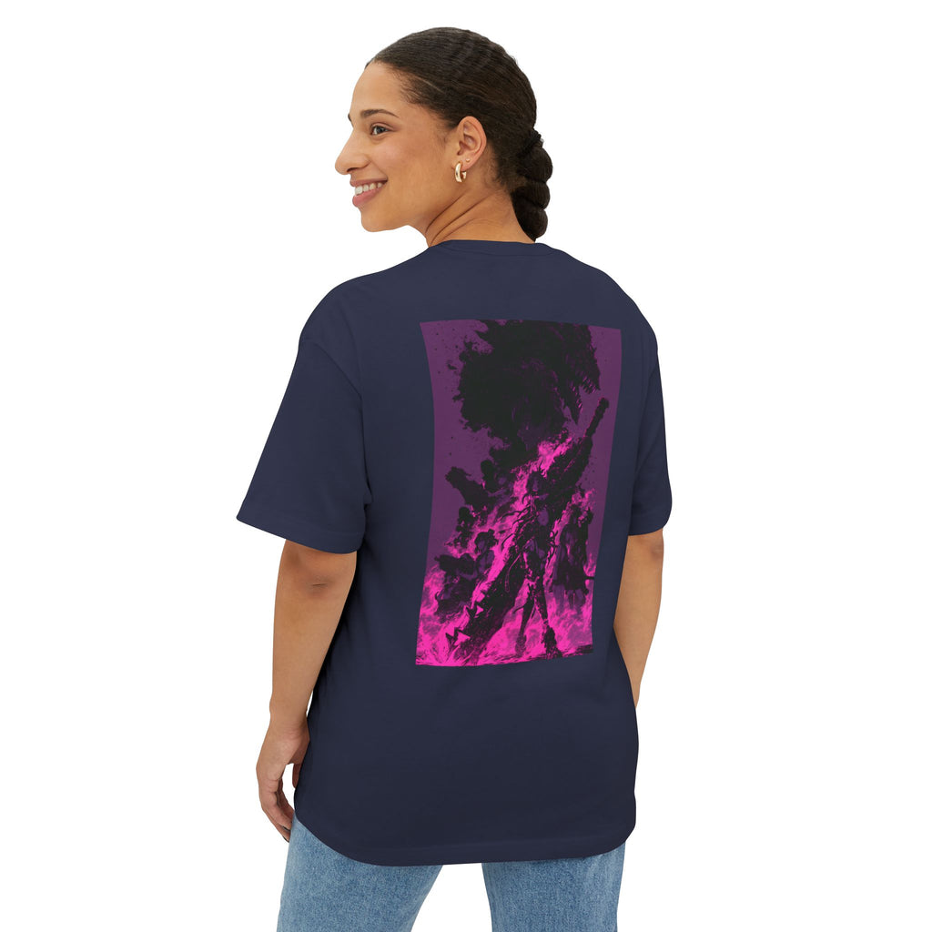 Mini Mech Emblem Tee — Oversized Boxy T-Shirt