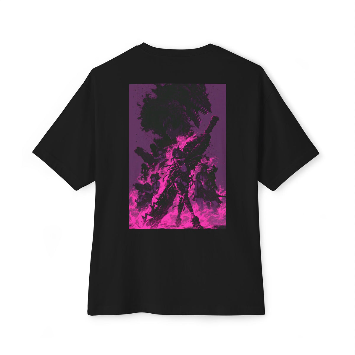 Mini Mech Emblem Tee — Oversized Boxy T-Shirt
