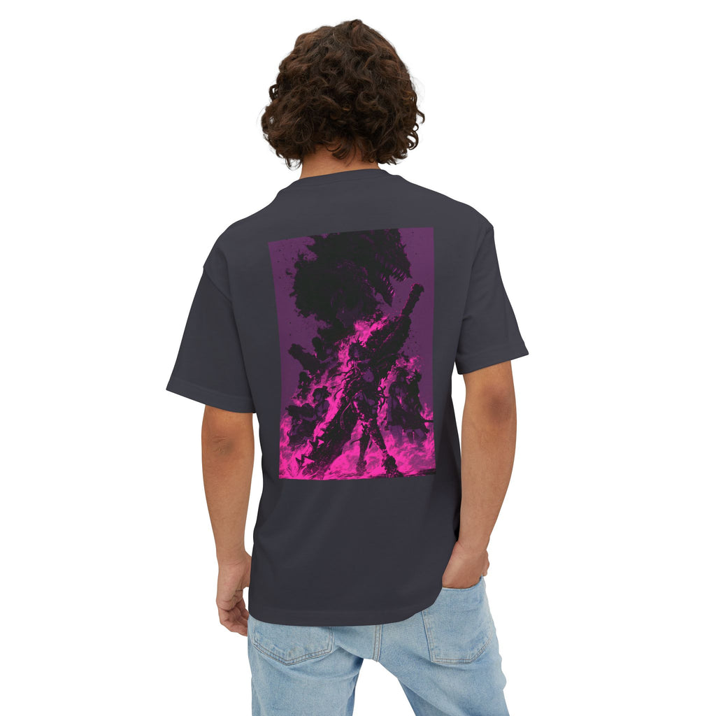 Mini Mech Emblem Tee — Oversized Boxy T-Shirt