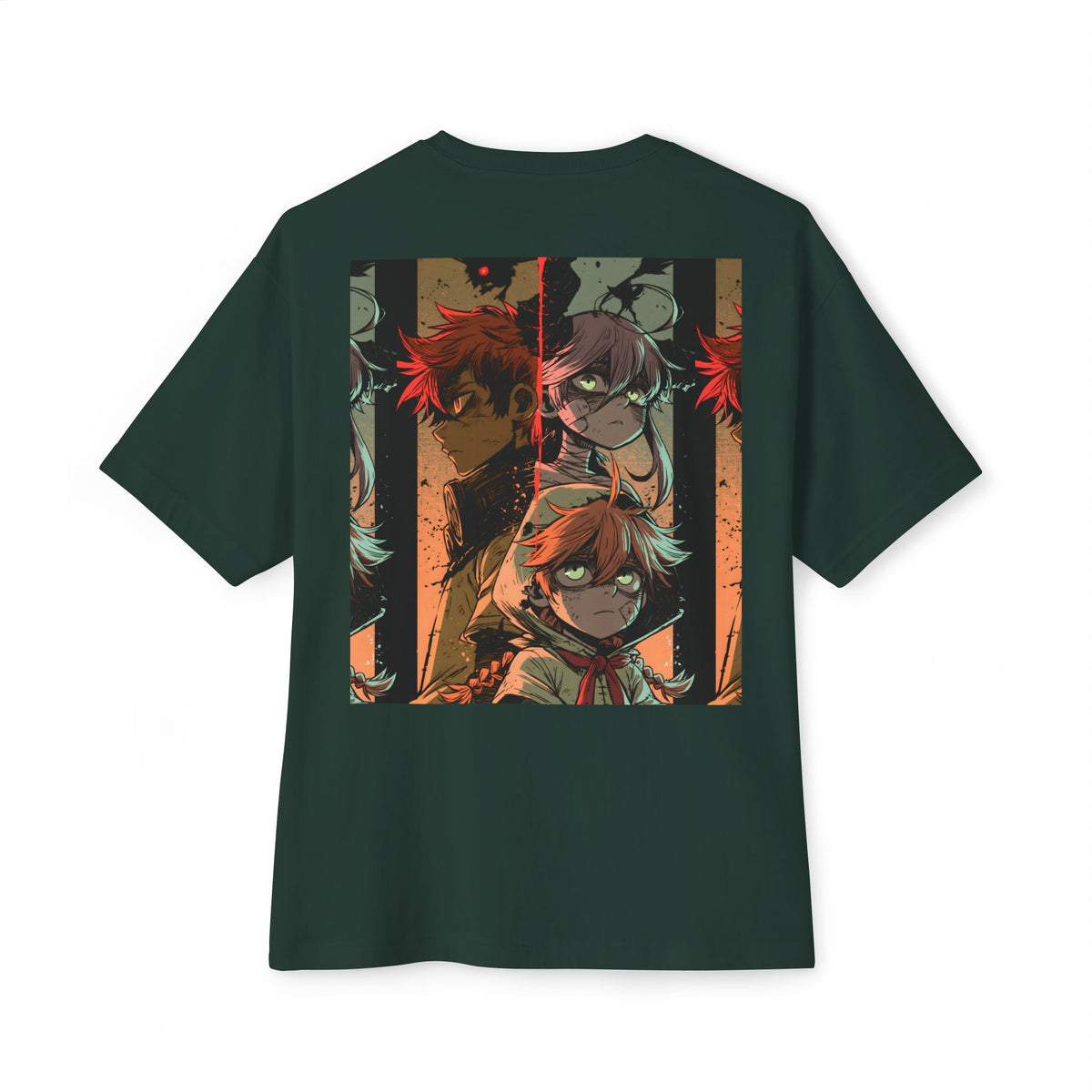 Boxy Tee — Minimal Mecha Logo Chest Graphic