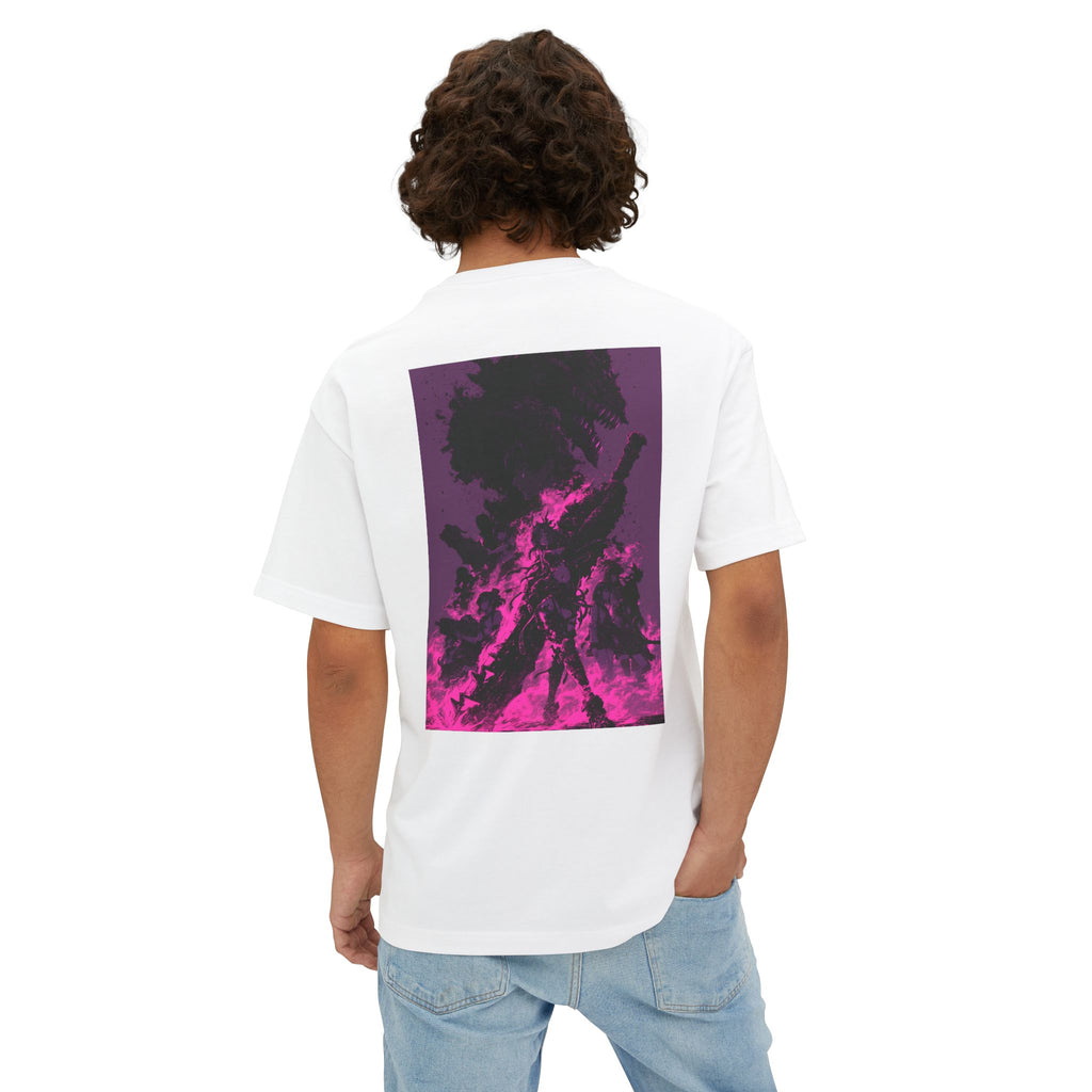 Mini Mech Emblem Tee — Oversized Boxy T-Shirt