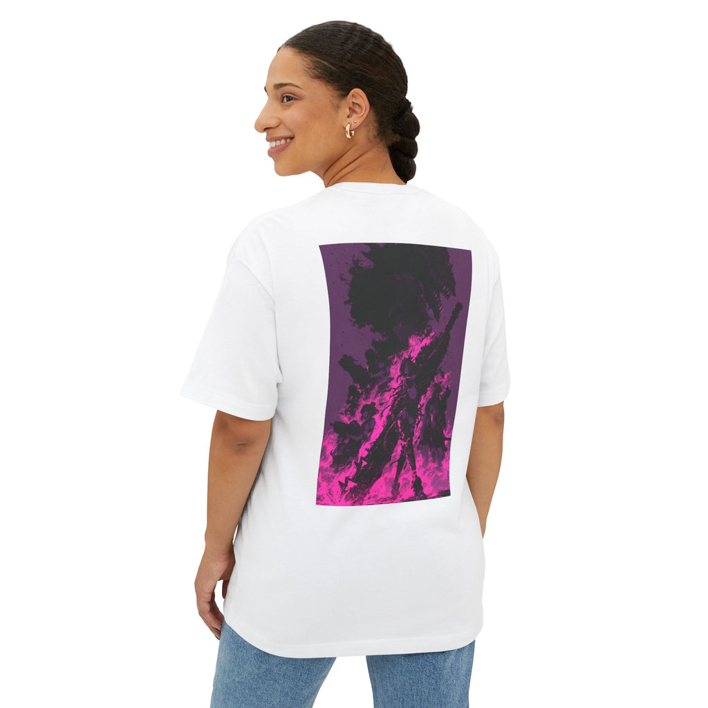 Mini Mech Emblem Tee — Oversized Boxy T-Shirt