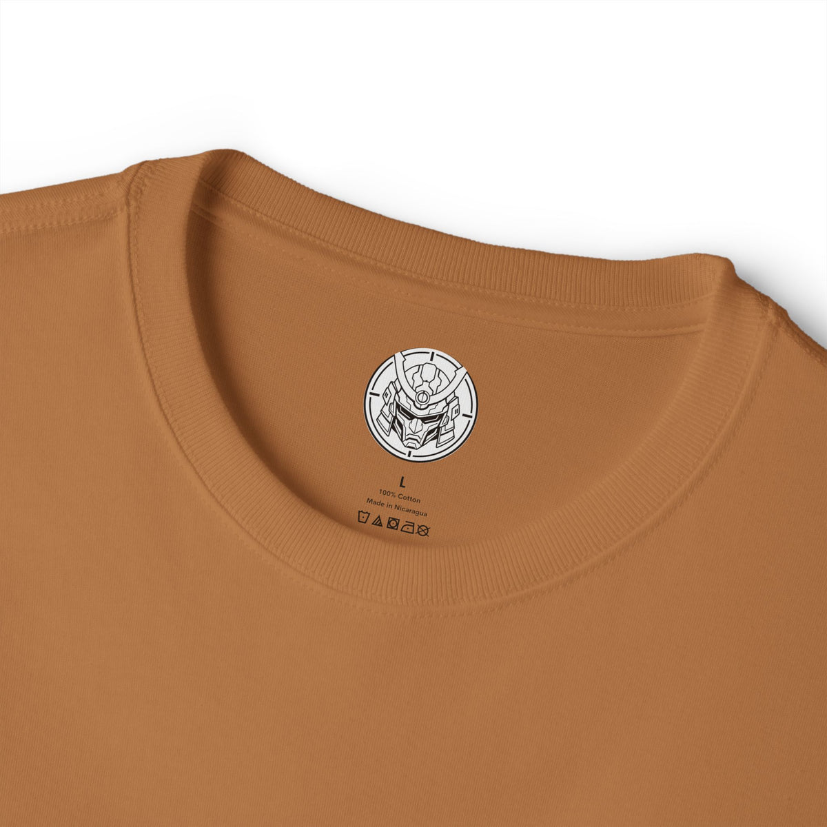 Boxy Tee — Minimal Mecha Logo Chest Graphic