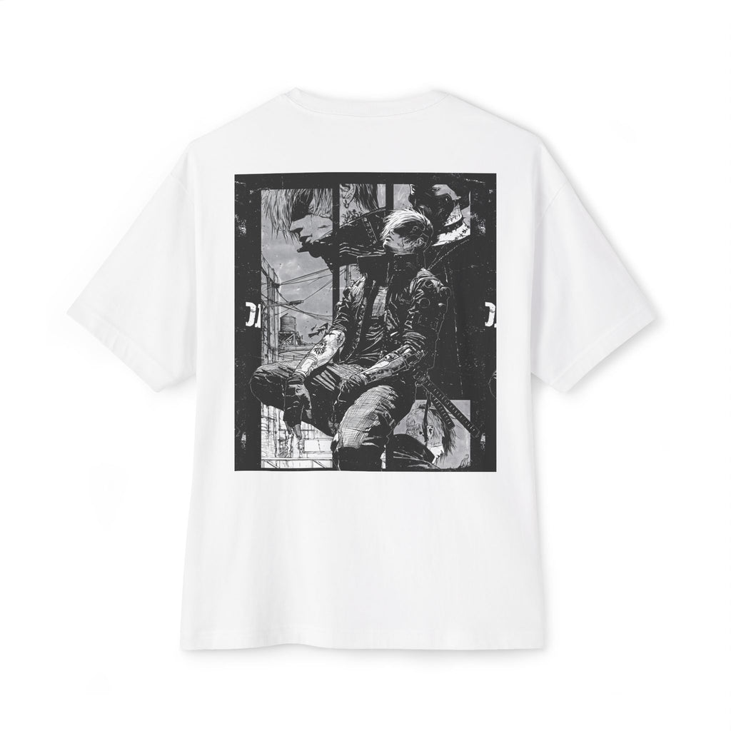 Cyberpunk Samurai Tee — Shadow Warrior Back Graphic