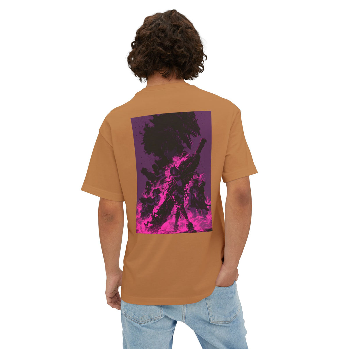 Mini Mech Emblem Tee — Oversized Boxy T-Shirt