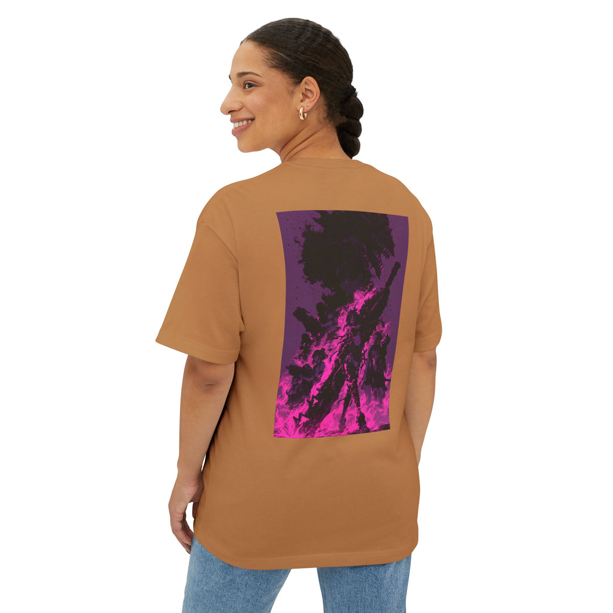 Mini Mech Emblem Tee — Oversized Boxy T-Shirt
