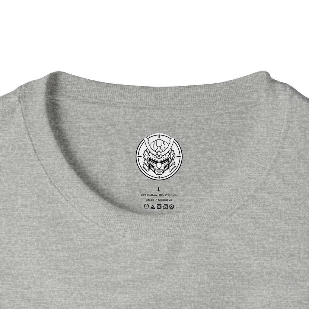 Minimal Samurai Logo Tee — Oversized Boxy T‑Shirt