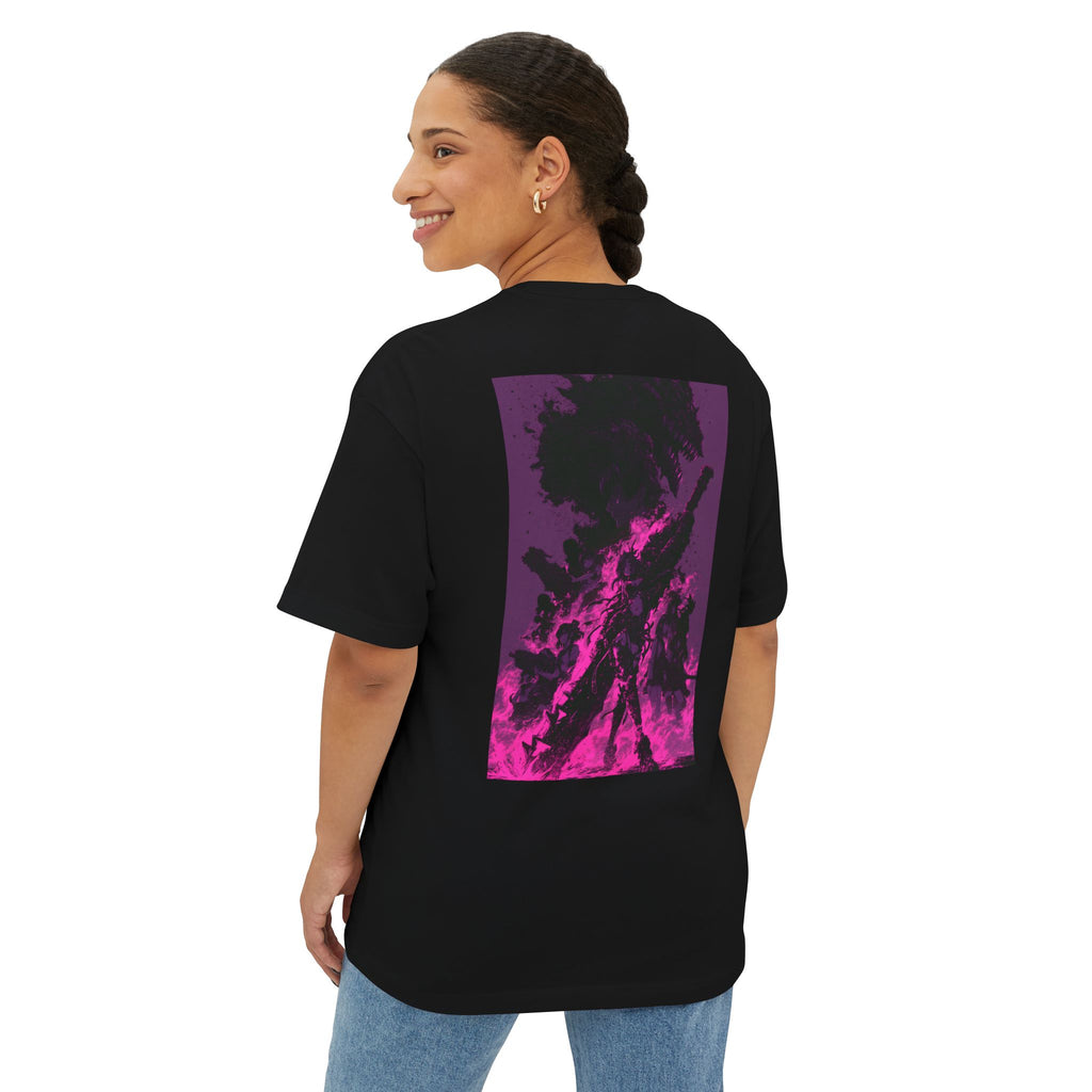 Mini Mech Emblem Tee — Oversized Boxy T-Shirt