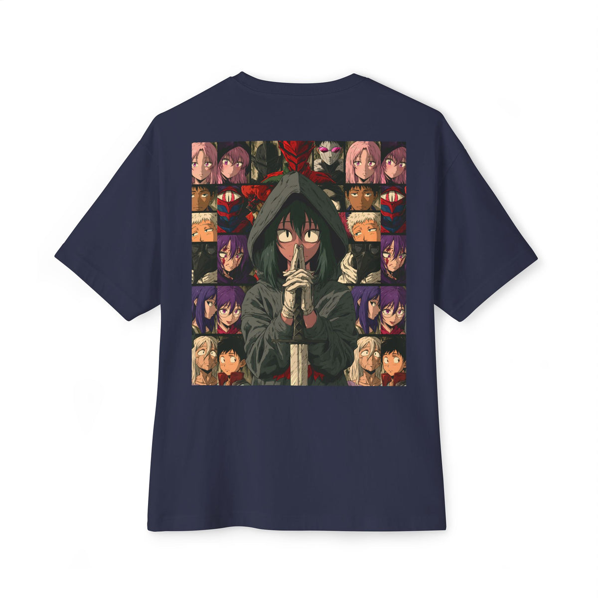 Samurai Helmet Chest Logo Tee — Minimal Japanese Streetwear T-Shirt