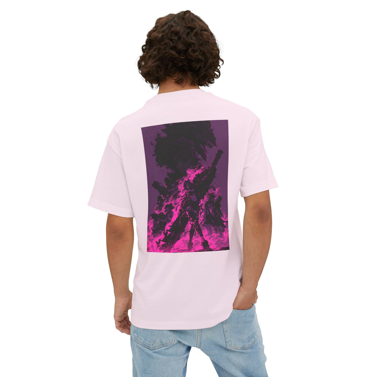 Mini Mech Emblem Tee — Oversized Boxy T-Shirt