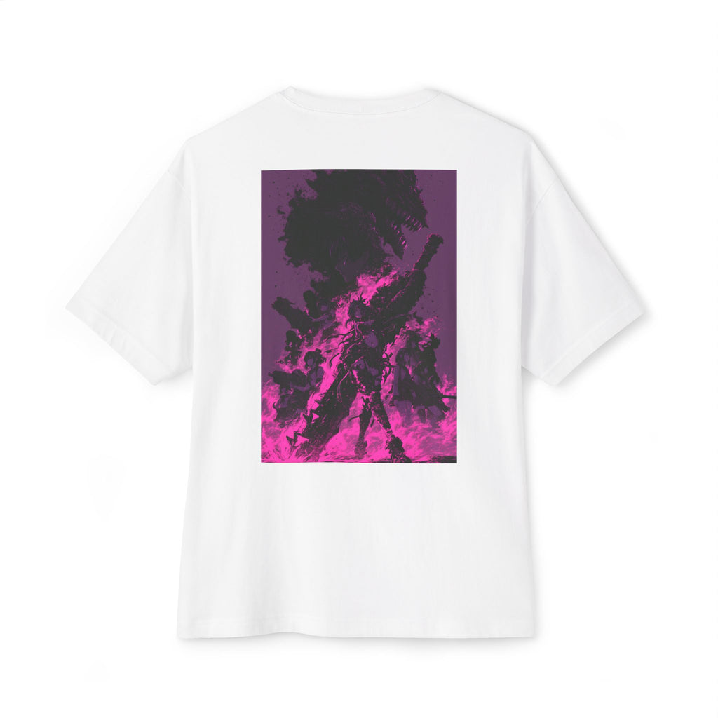 Mini Mech Emblem Tee — Oversized Boxy T-Shirt