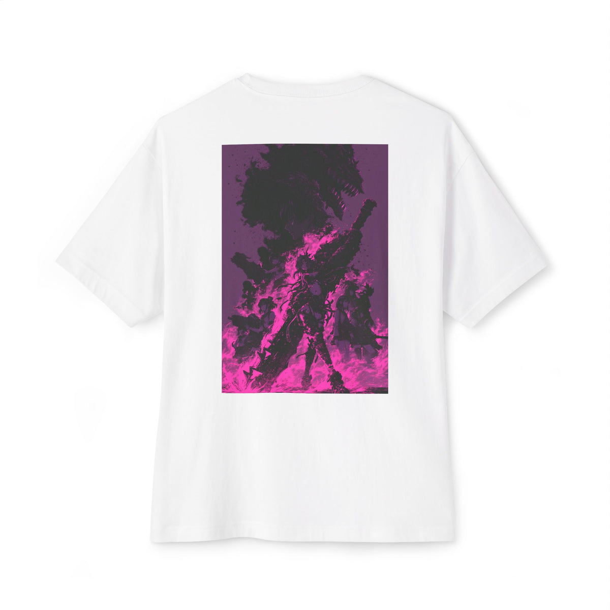 Mini Mech Emblem Tee — Oversized Boxy T-Shirt