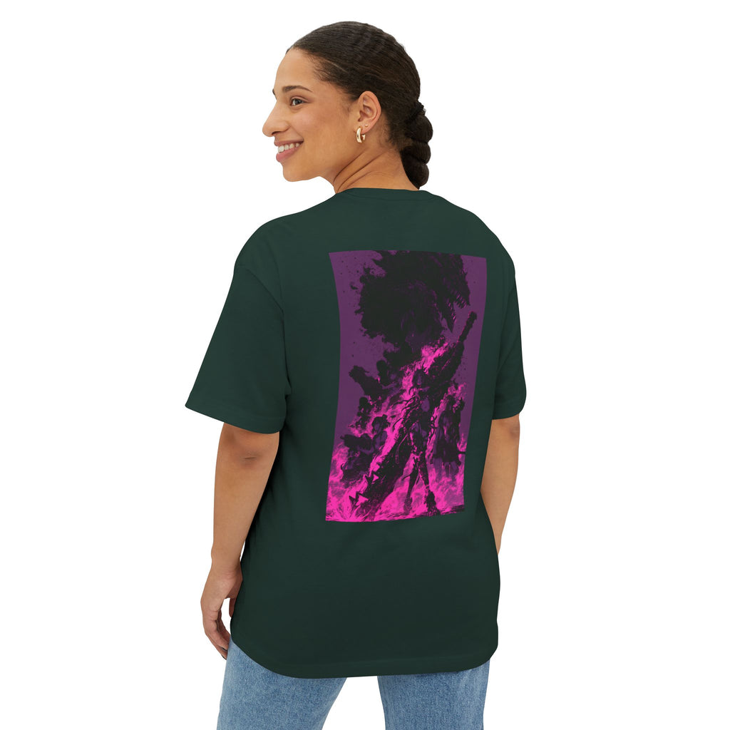 Mini Mech Emblem Tee — Oversized Boxy T-Shirt