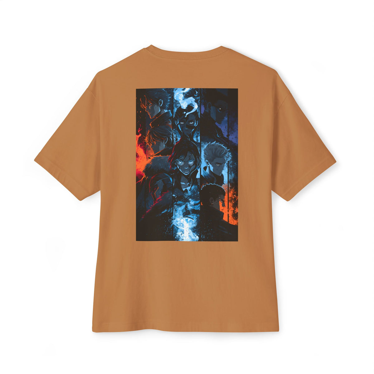 Minimal Samurai Logo Tee — Oversized Boxy T‑Shirt