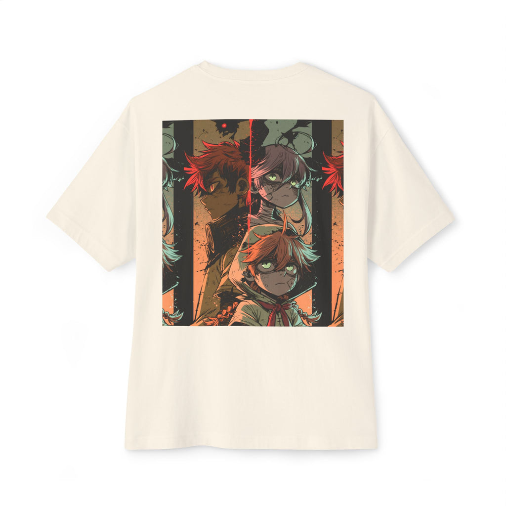 Boxy Tee — Minimal Mecha Logo Chest Graphic