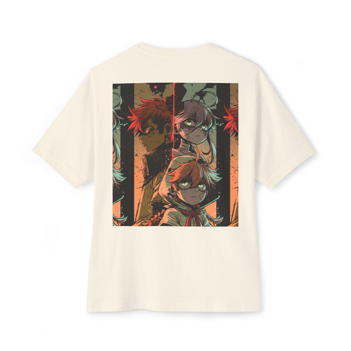 Boxy Tee — Minimal Mecha Logo Chest Graphic