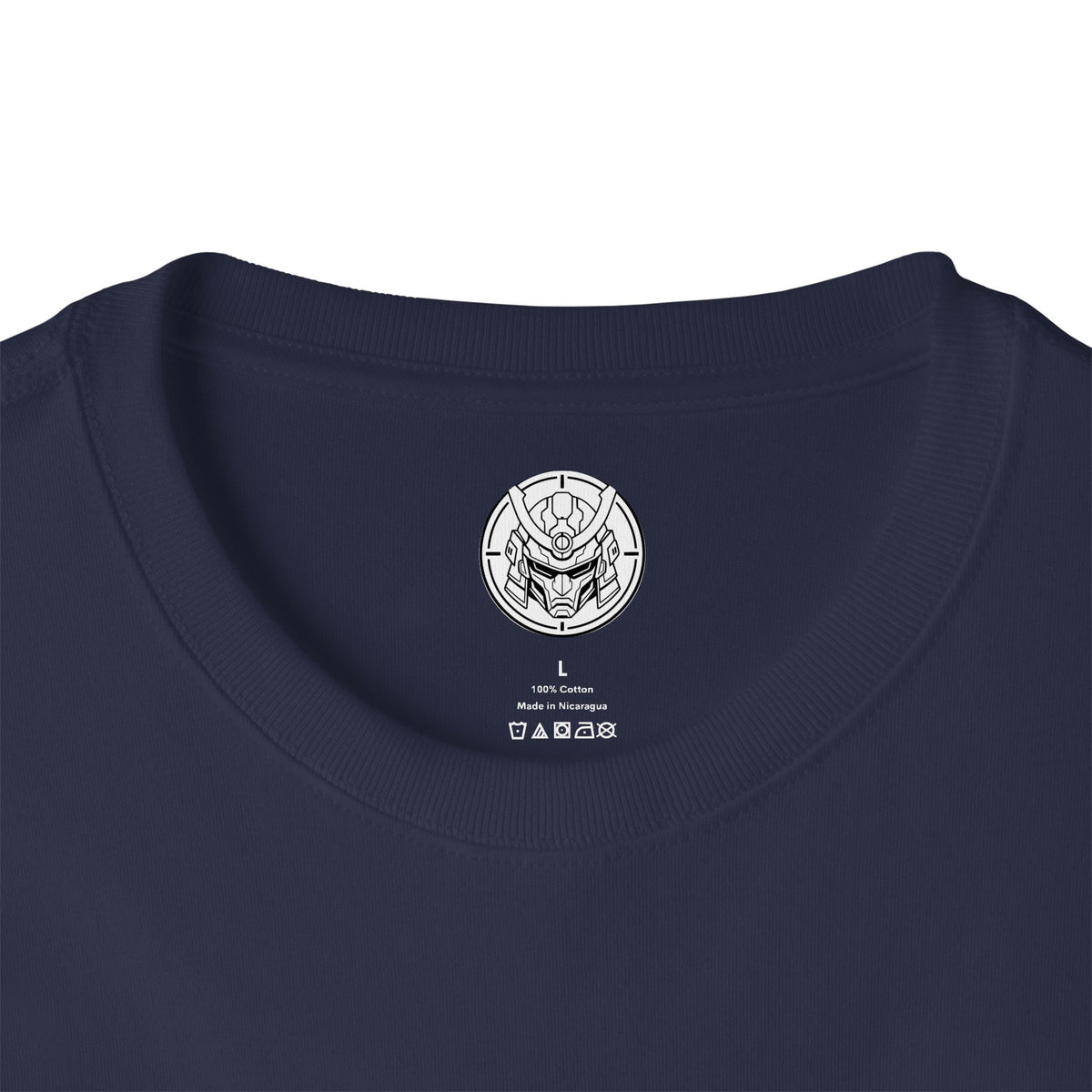 Boxy Tee — Futuristic Techwear Respirator Back Graphic (Crimson Filters)