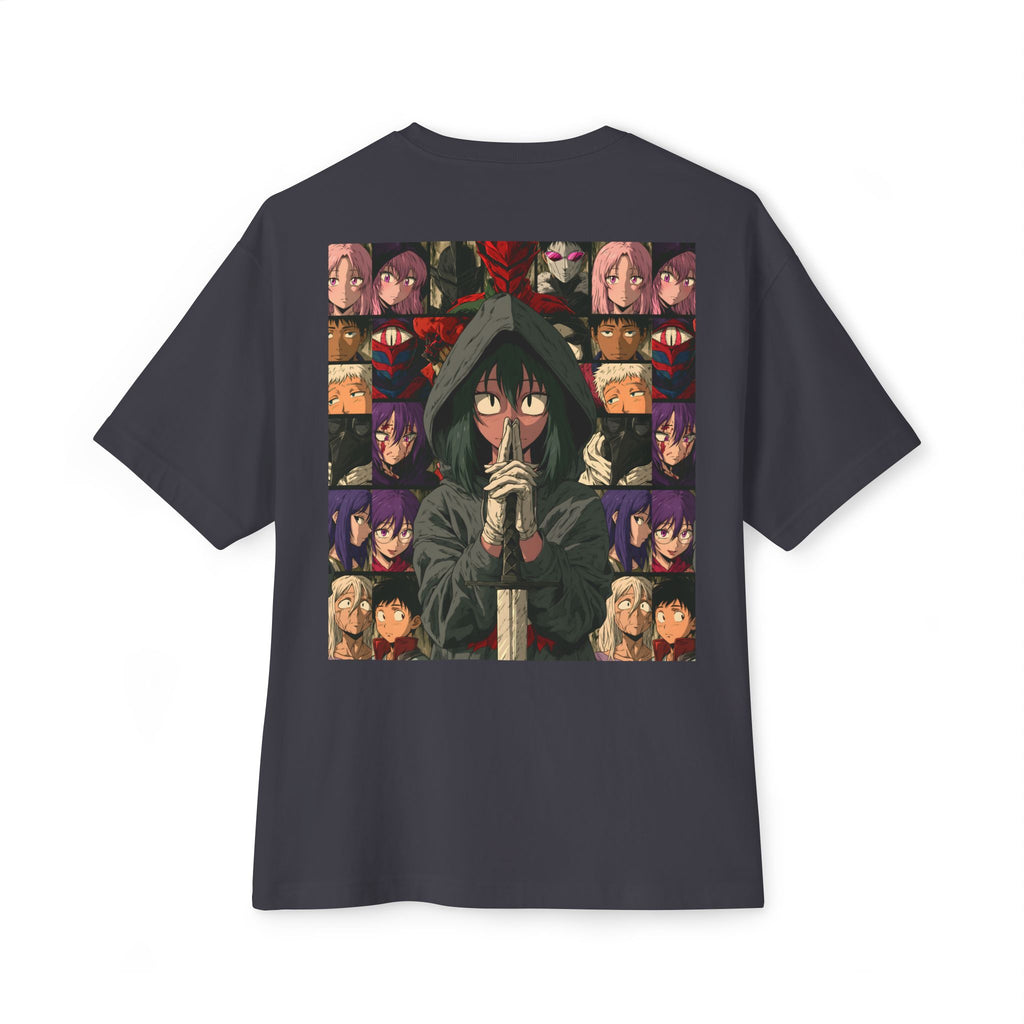 Samurai Helmet Chest Logo Tee — Minimal Japanese Streetwear T-Shirt