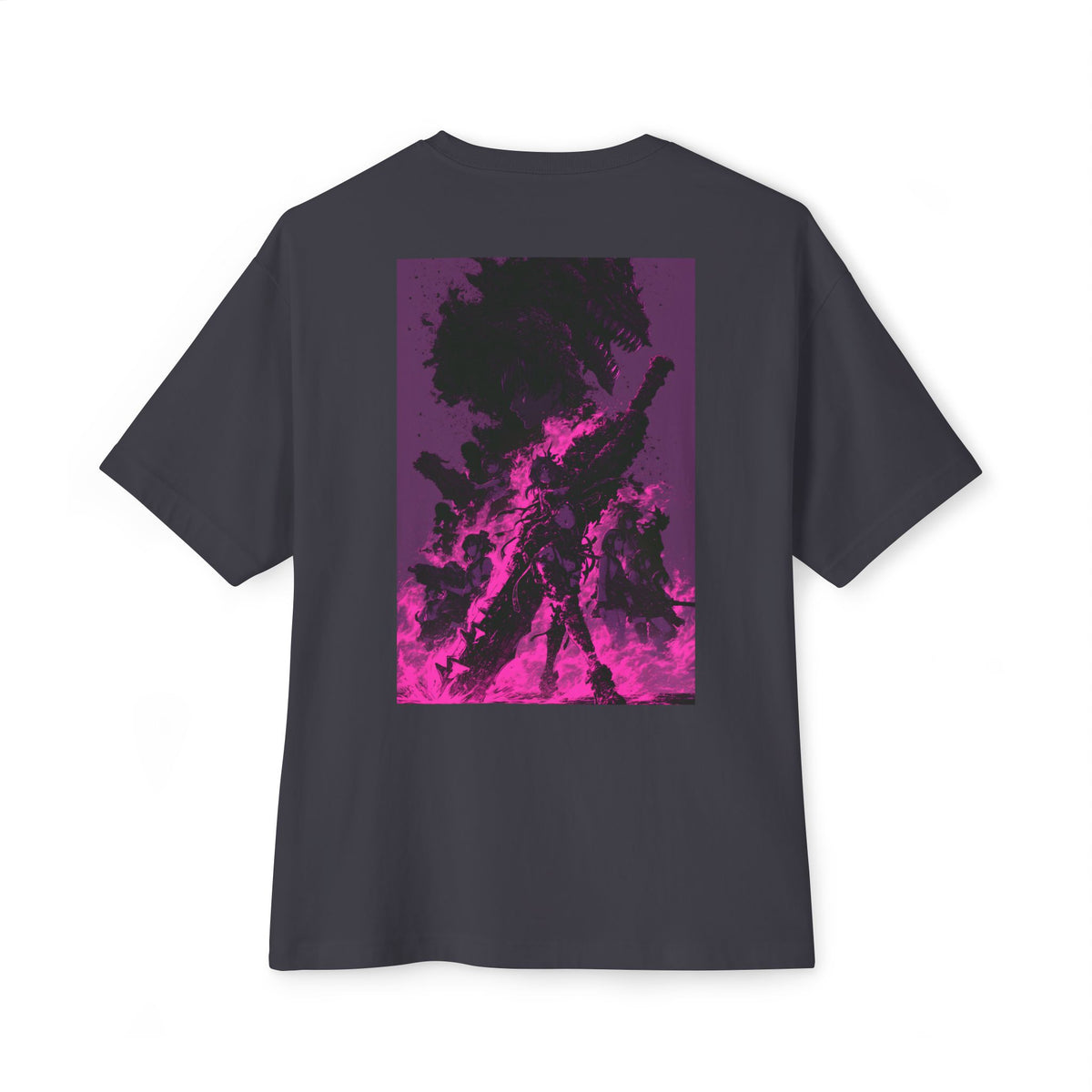 Mini Mech Emblem Tee — Oversized Boxy T-Shirt