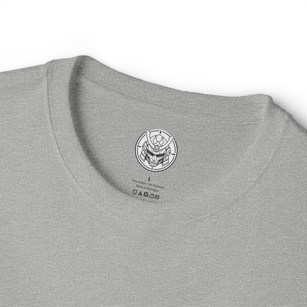 Boxy Tee — Futuristic Techwear Respirator Back Graphic (Crimson Filters)