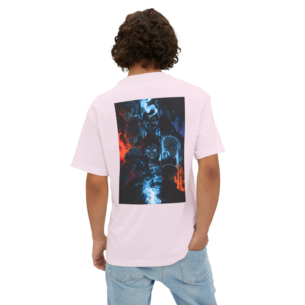 Minimal Samurai Logo Tee — Oversized Boxy T‑Shirt